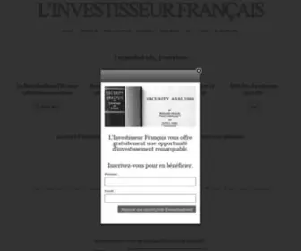 Linvestisseurfrancais.com(Français) Screenshot