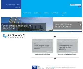 Linwave.co.uk(Linwave Technology) Screenshot