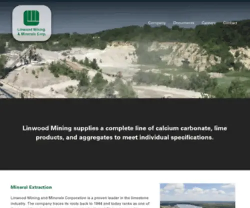 Linwoodmining.com(Linwood Mining and Minerals Corporation) Screenshot