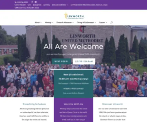 Linworthumc.org(Linworth United Methodist Church) Screenshot