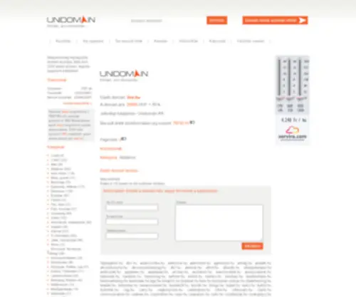 Linx.hu(Eladó domain név) Screenshot