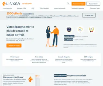 Linxea.com(Votre épargne mérite plus de conseil et moins de frais) Screenshot