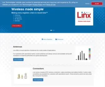 Linxtechnologies.com(For Every Engineer) Screenshot