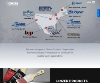 Linzerproducts.com(Quality Paint Applicators) Screenshot