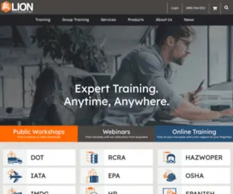 Lion.com(Hazmat & RCRA Training) Screenshot