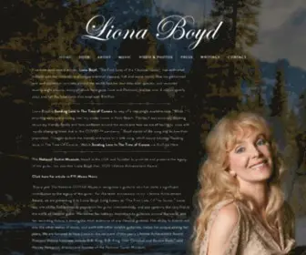 Lionaboyd.com(Liona Boyd) Screenshot