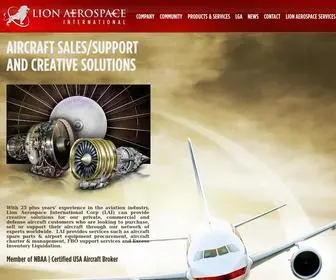 Lionaerospace.com(Lion Aerospace International Corp) Screenshot