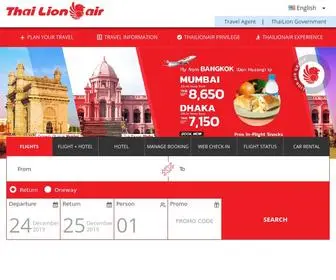 Lionairthai.com(Cheap flights with Thai Lion Air) Screenshot