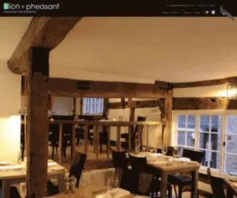 Lionandpheasant.co.uk(The Lion & Pheasant) Screenshot
