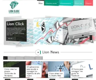 Lionclick.es(Diseño web valencia) Screenshot