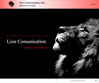 Lioncomunication.com(Lion Comunication Srls) Screenshot