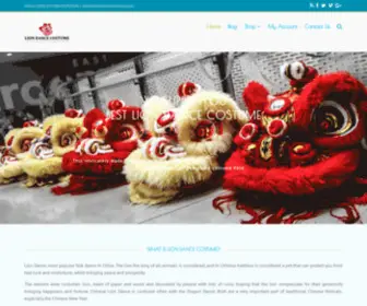 Liondancecostume.com(Lion Dance Costume) Screenshot