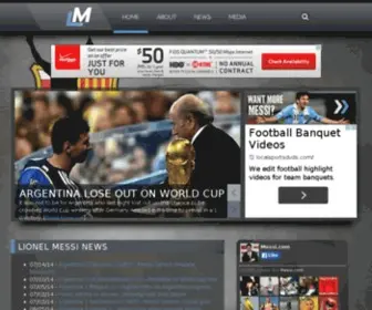 Lionelmessi.com(Lionel Messi News) Screenshot