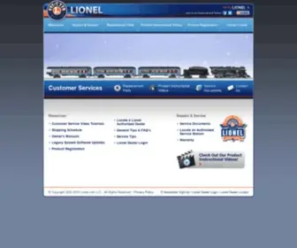Lionelsupport.com(Lionelsupport) Screenshot