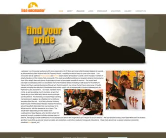 Lionencounter.com(Lion Encounter) Screenshot