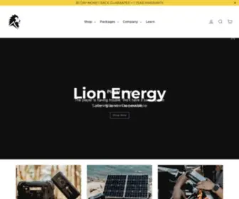 Lionenergy.com(Lion Energy) Screenshot