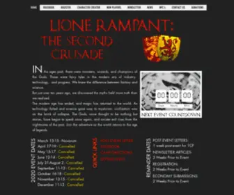 Lionerampant.com(LIONE Rampant) Screenshot