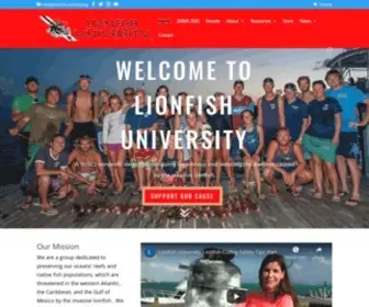 Lionfishuniversity.org(Lionfish University) Screenshot
