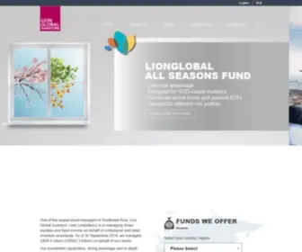 Lionglobalinvestors.com(Lion Global Investors) Screenshot