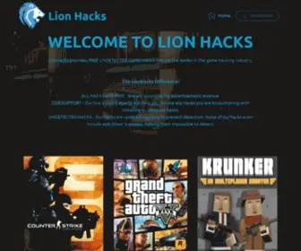 Lionhacks.com(lionhacks) Screenshot