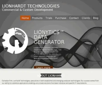 Lionhardt.com(Lionhardt) Screenshot