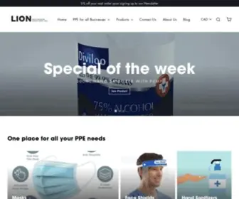 Lionhcs.com(Lion Healthcare Solutions Inc) Screenshot