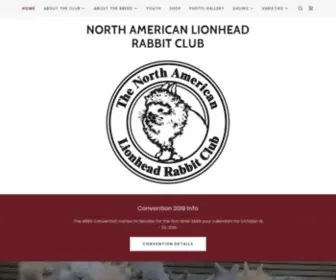 Lionhead.us(North American Lionhead Rabbit Club) Screenshot