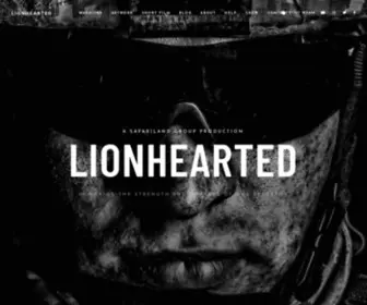 Lionheartedfilm.com(Honoring the strength) Screenshot