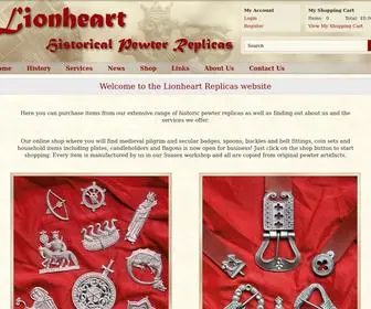 Lionheartreplicas.co.uk(Lionheart Replicas) Screenshot