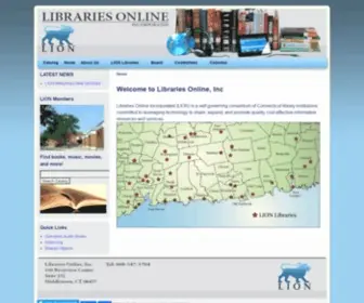 Lioninc.org(Libraries Online) Screenshot