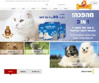 Lionking.co.il(חנות חיות) Screenshot