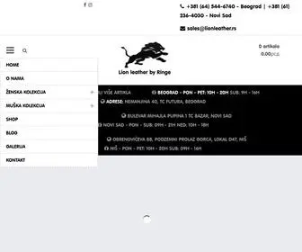 Lionleather.rs(Lion leather kožne jakne) Screenshot