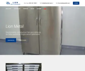 Lionmetal.com.tr(Lion Metal) Screenshot