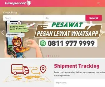 Lionparcel.com(Lion parcel) Screenshot