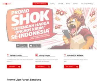 Lionparcelbandung.com(Lion Parcel Bandung) Screenshot