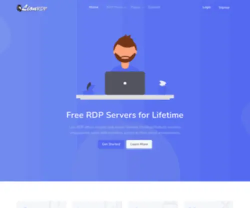 Lionrdp.com(Best RDP Provider in 2021) Screenshot