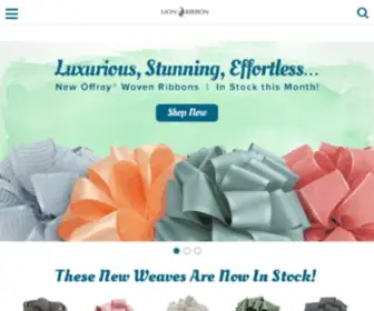 Lionribbon.com(Ribbons, Craft Ribbons, Floral Supplies) Screenshot
