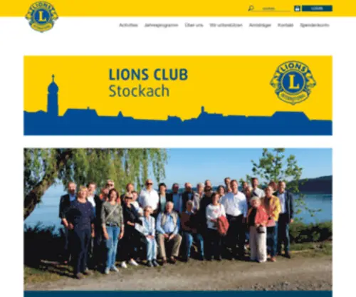 Lions-Club-Stockach.de(Lions Club Stockach) Screenshot