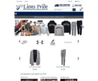 Lions-Pride.com(Penn) Screenshot