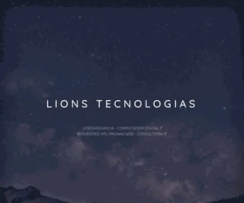 Lions.com.mx(Inicio) Screenshot