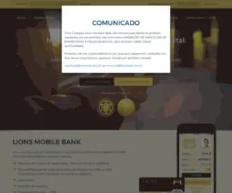 Lionsbank.com.br(Lions Merchant Bank) Screenshot