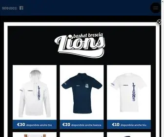 Lionsbasketbrescia.it(Lions Basket School) Screenshot