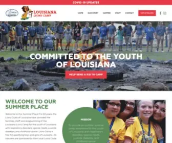 Lionscamp.org(Louisiana Lions Camp) Screenshot