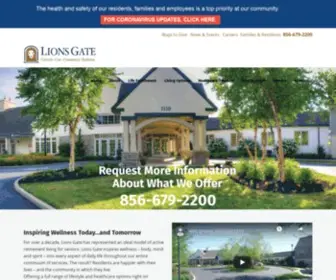 Lionsgateccrc.org(Lions Gate) Screenshot