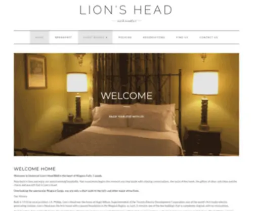 Lionsheadbb.com(Bed & Breakfast) Screenshot