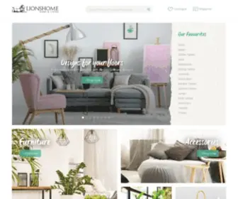 Lionshome.co.uk(Everything for a beautiful home) Screenshot