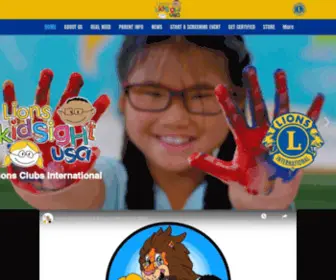 Lionskidsightusa.org(Lions Kid Sight USA Foundation) Screenshot