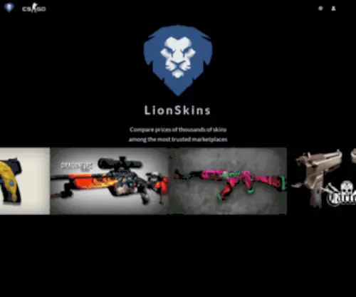 Lionskins.co(Lionskins) Screenshot