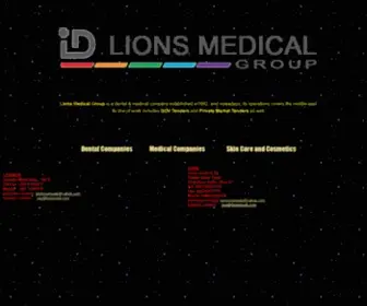 Lionsmed.com(LIONS MEDICAL OVERSEAS) Screenshot