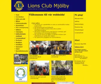 Lionsmjolby.se(Mjöllby) Screenshot